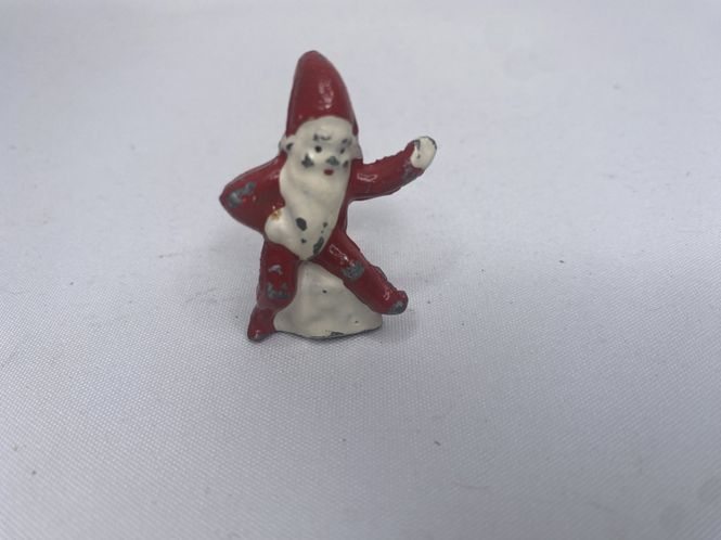 Hovedbilde Liten nisse i malt tinn